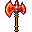 fiery knight axe 7750